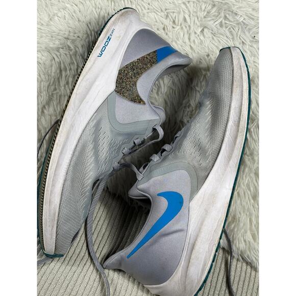 Nike Zoom Winflo 6 Shoes Mens Size 12 Gray Blue Running Sneakers AQ7497-012 - Picture 3 of 9